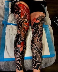 hình xăm vòng tattoo ở chân