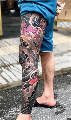 mẫu tattoo full chân