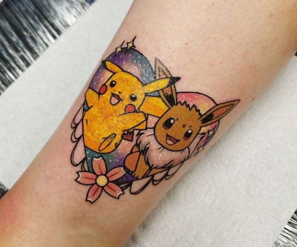 15 hình xăm Pikachu ngộ nghĩnh đáng yêu  Tạp Chí Hình Xăm