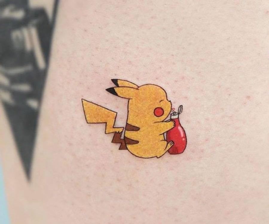 Hình Xăm Pikachu Mini