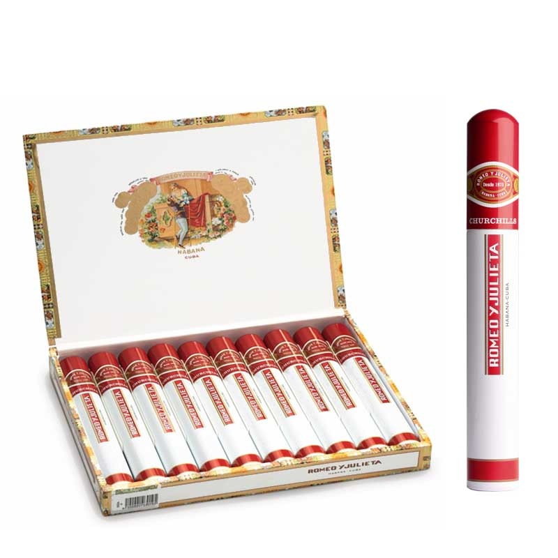 Xì Gà Romeo Y Julieta Churchills Tubos - hộp 10 điếu - Thinh Store - Thế giới xì gà nhập khẩu chính hãng