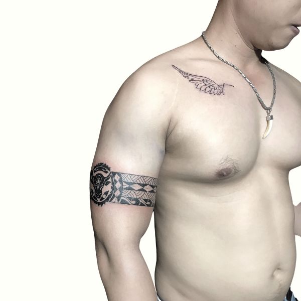TooArt Tattoo   Các mẫu hình xăm vòng tròn cuốn  Facebook